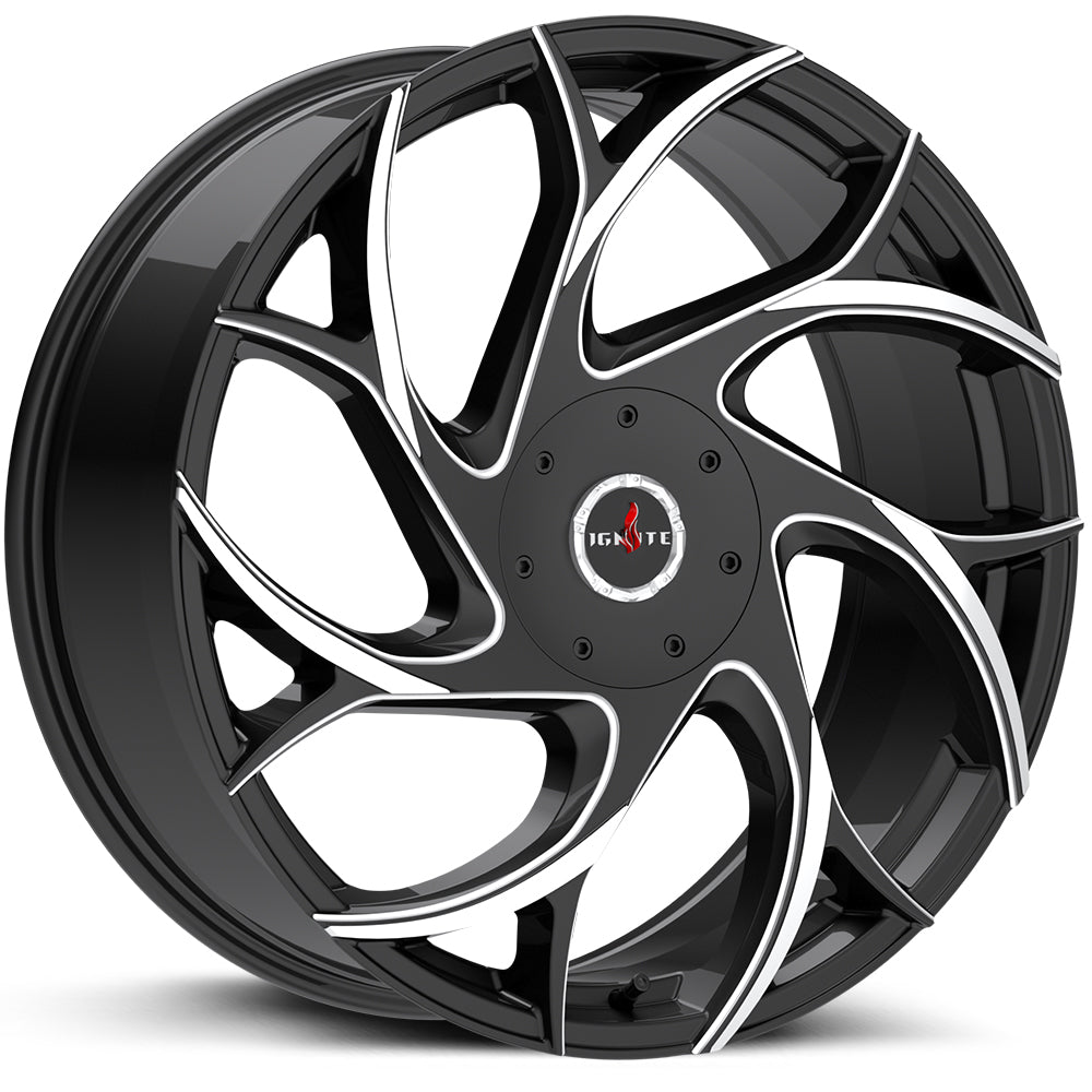 Inferno Gloss Black Milled Tips