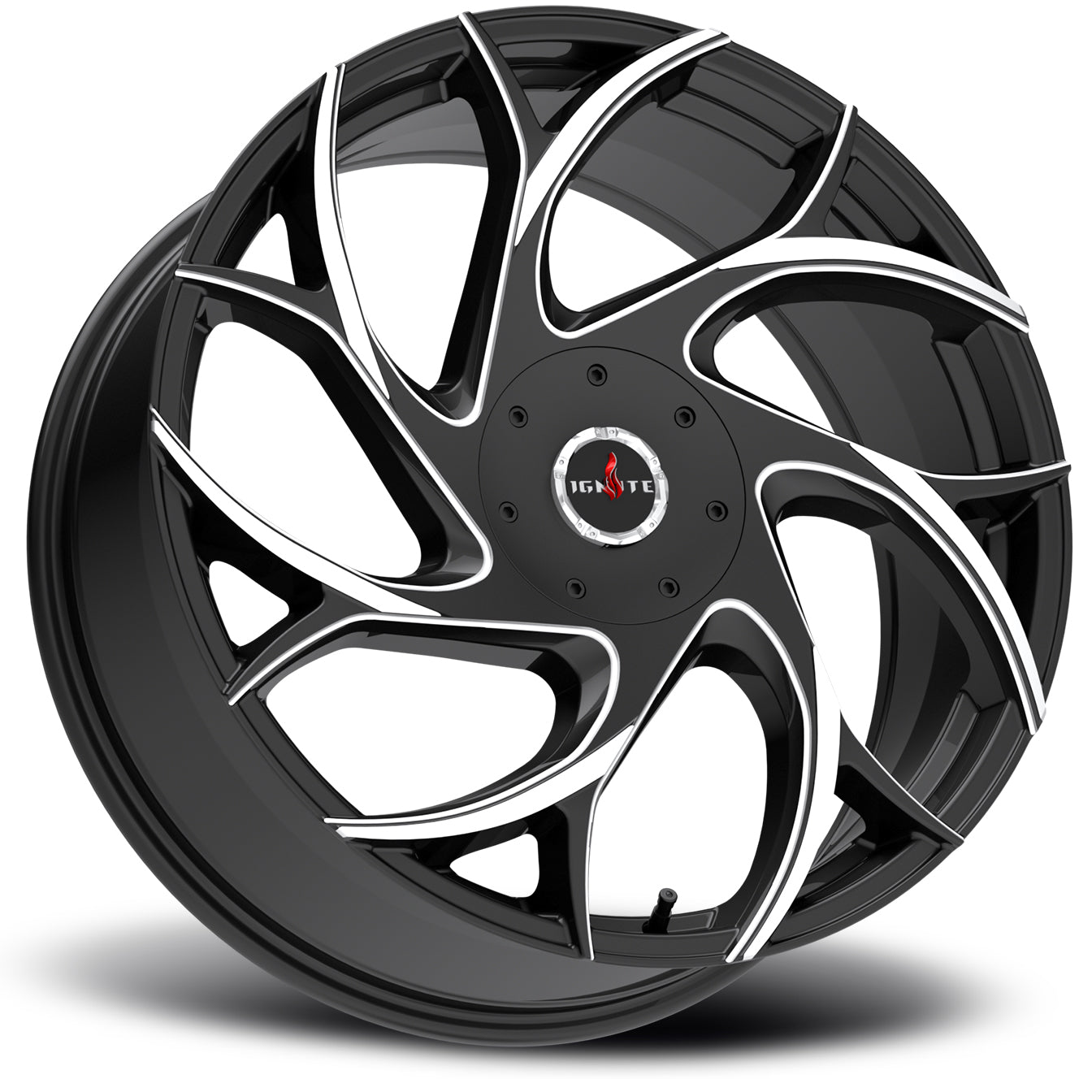 Inferno Gloss Black Milled Tips