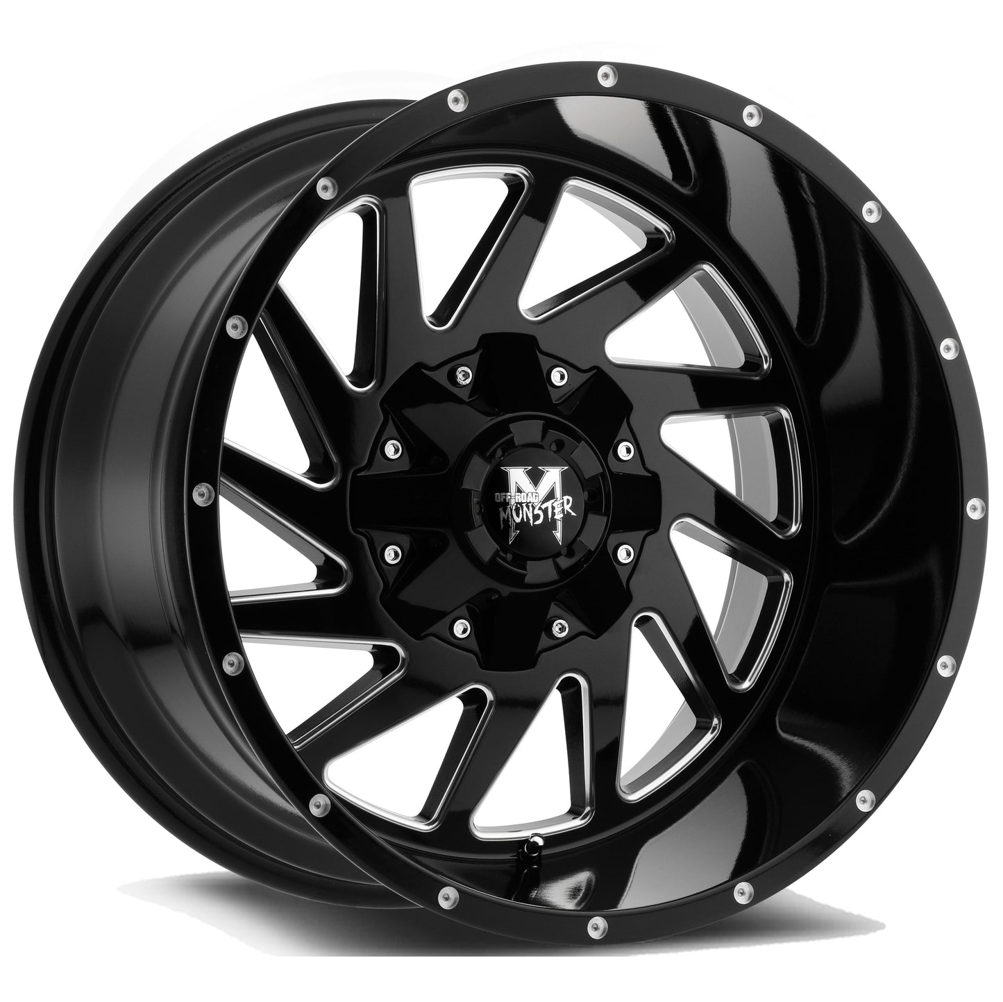 M12 Gloss Black Milled