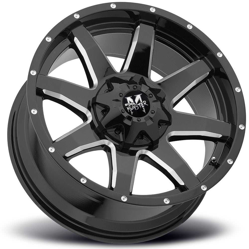 M08 Gloss Black Milled