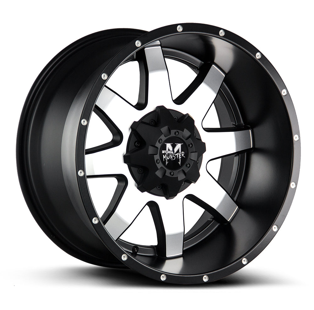 M08 Flat Black Machined