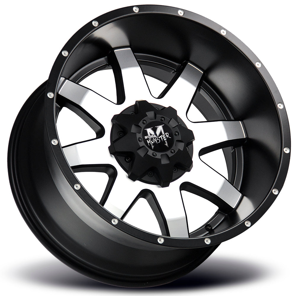 M08 Flat Black Machined