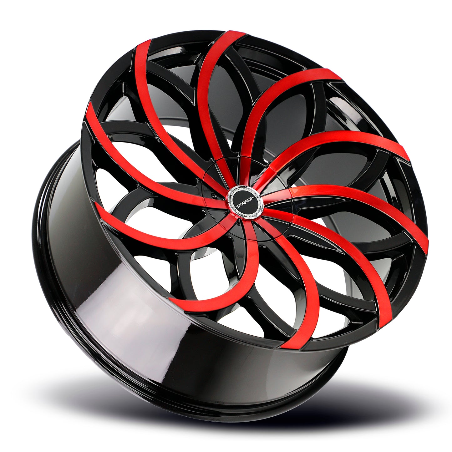 Huracan Gloss Black Candy Red Machine