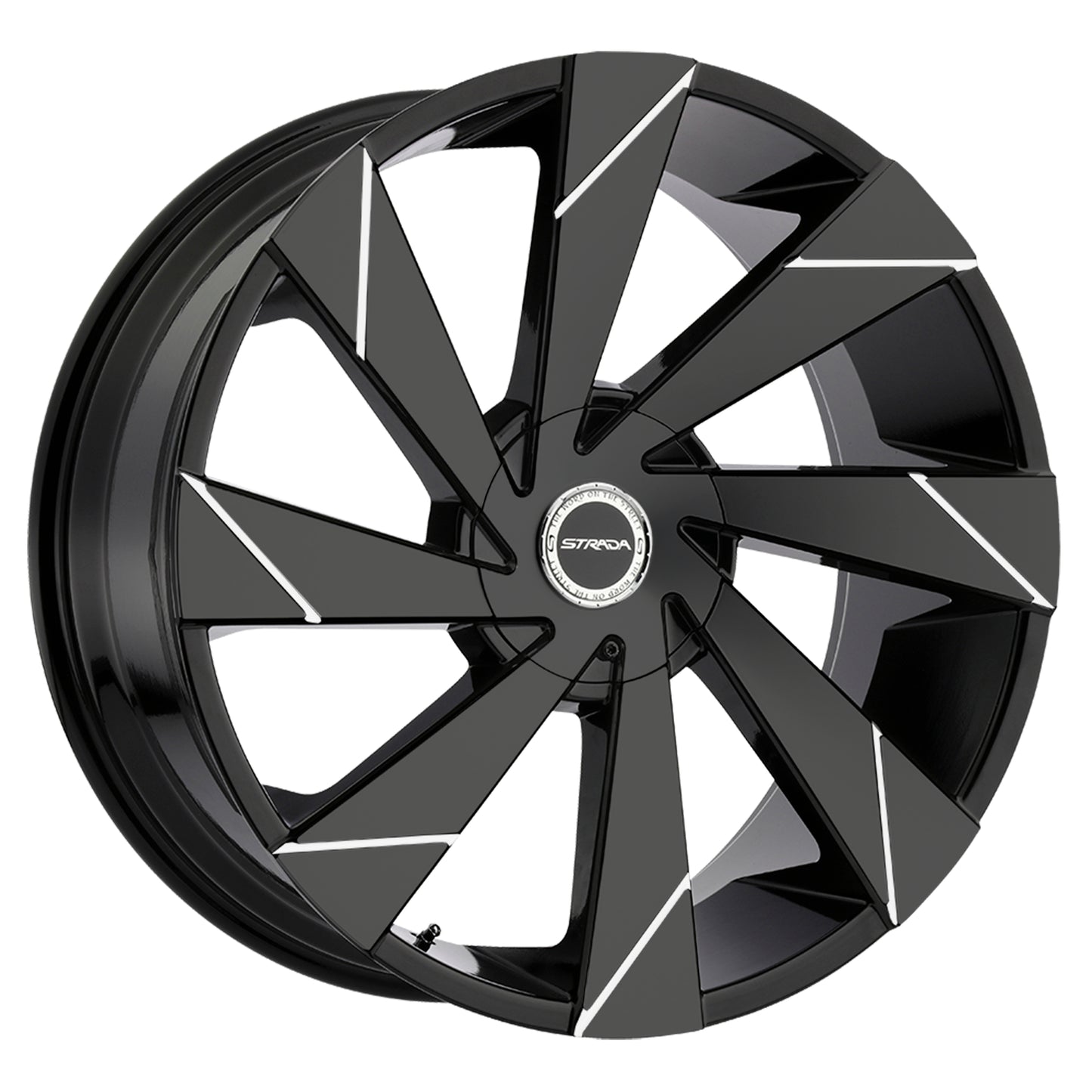 Moto Gloss Black Milled Line