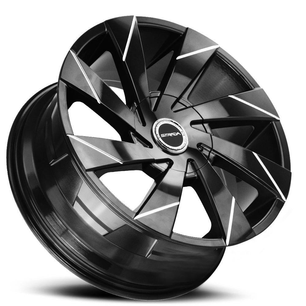 Moto Gloss Black Milled Line