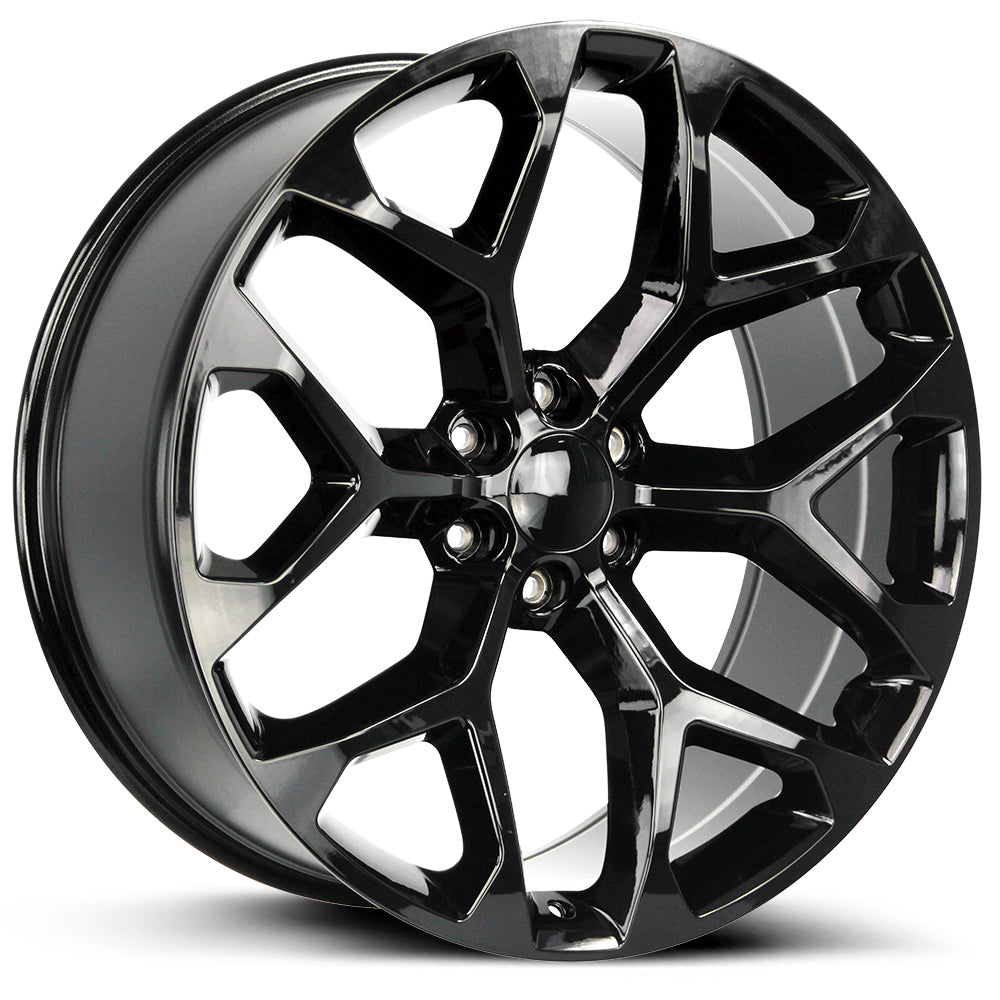 Snowflake All Gloss Black