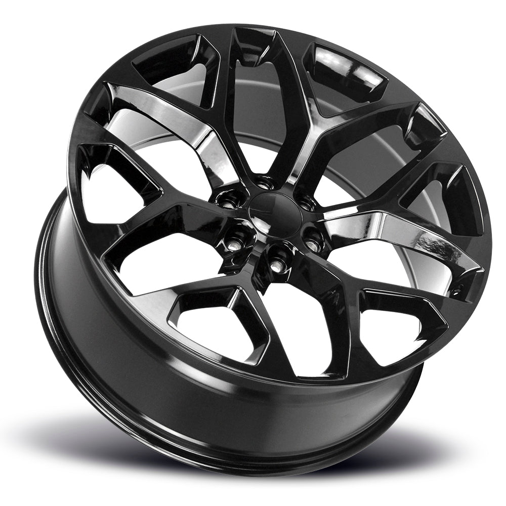 Snowflake All Gloss Black