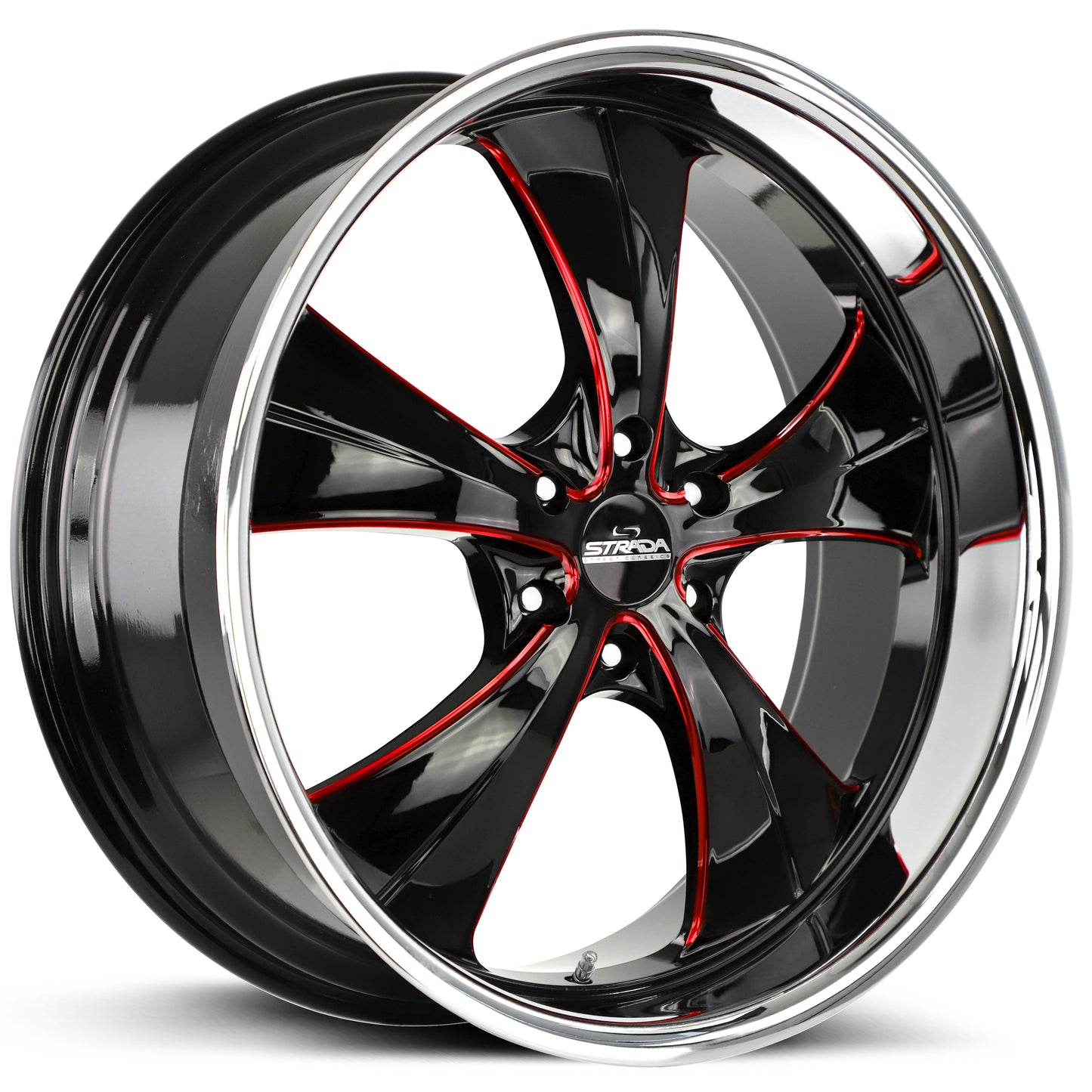 Old Skool Gloss Black Candy Red Milled
