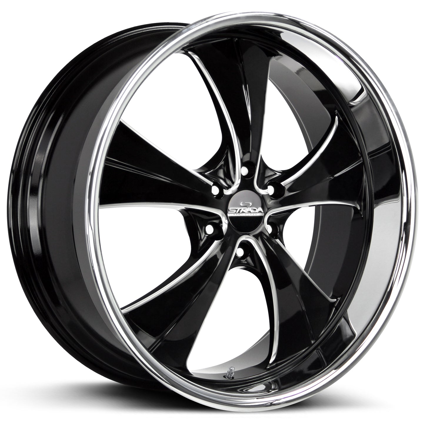 Old Skool Gloss Black Milled Stainless Steel Lip