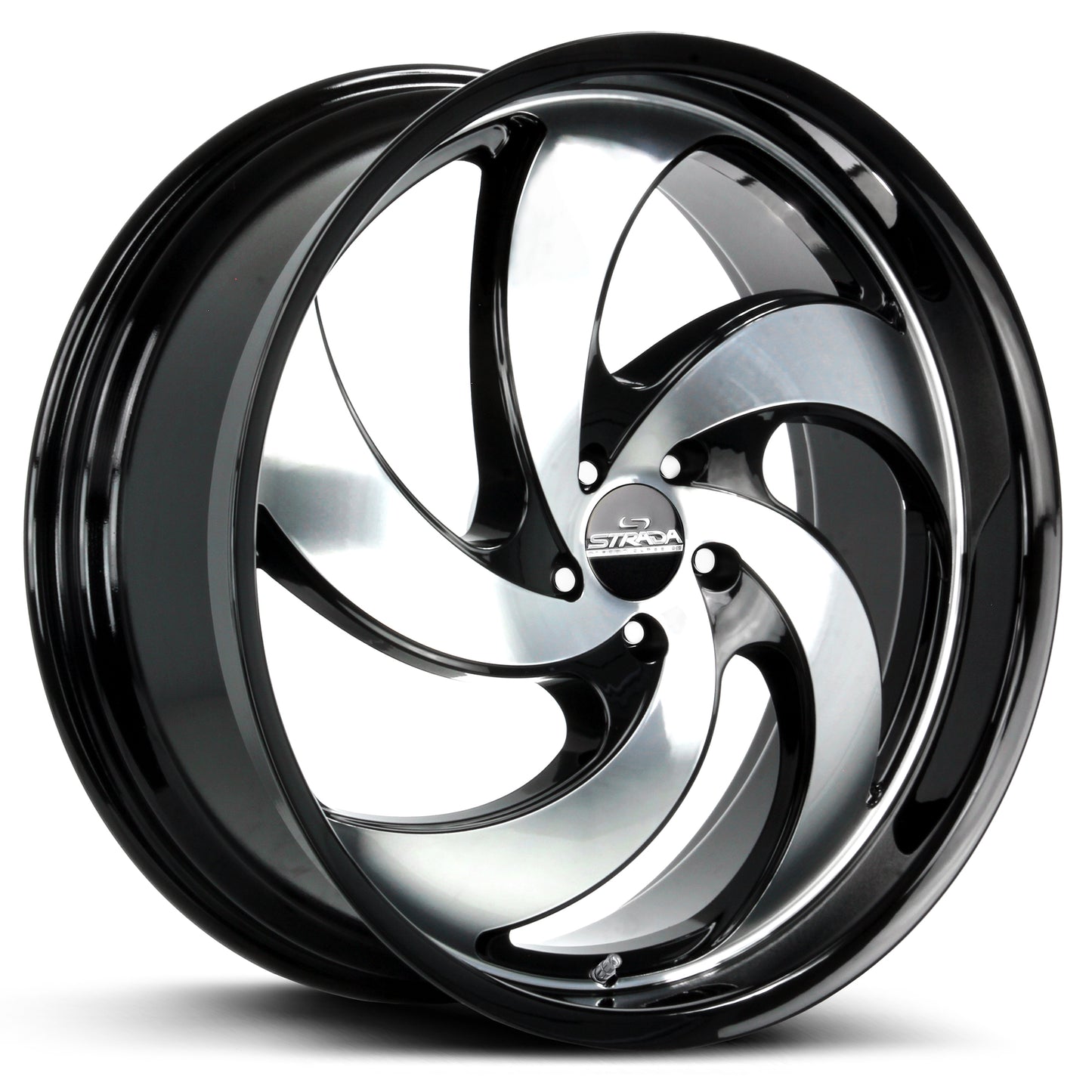 Retro 5 Gloss Black Machined