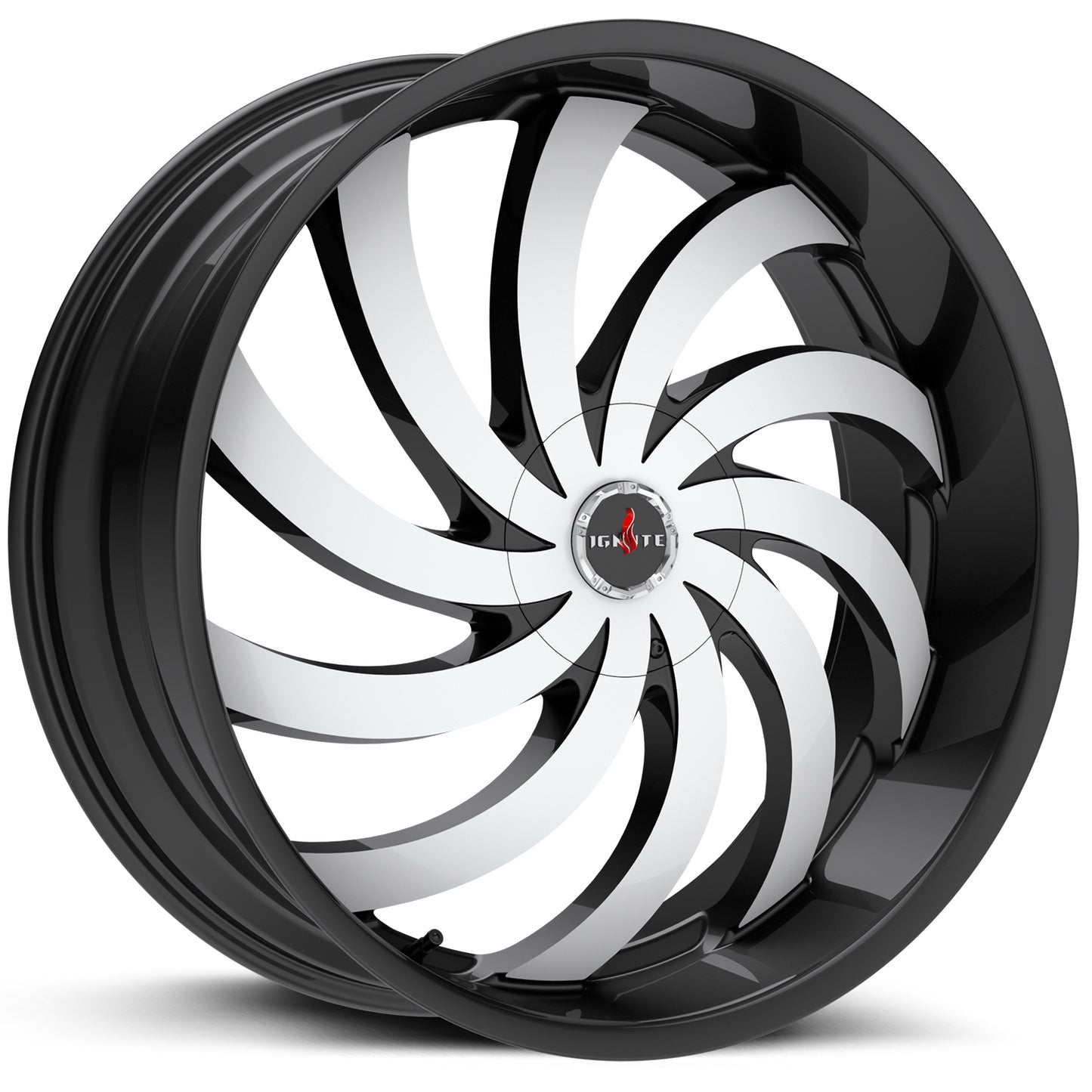 Flame Gloss Black Machined