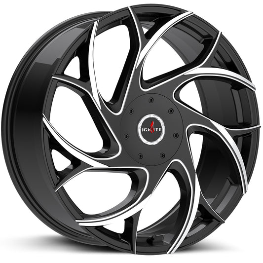 Inferno Gloss Black Milled Tips