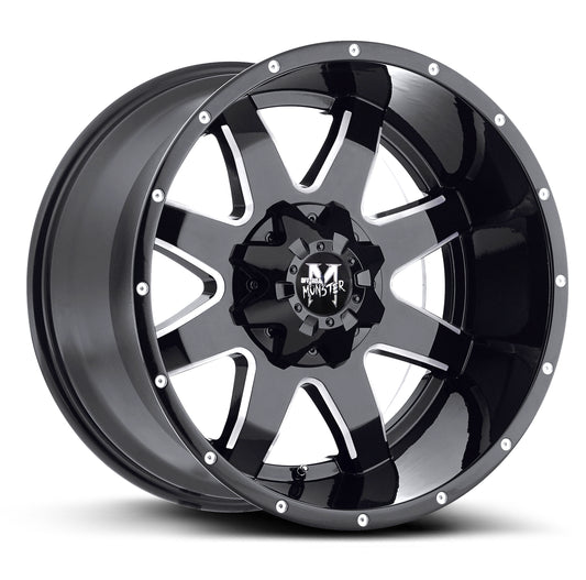 M08 Gloss Black Milled