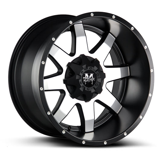 M08 Flat Black Machined