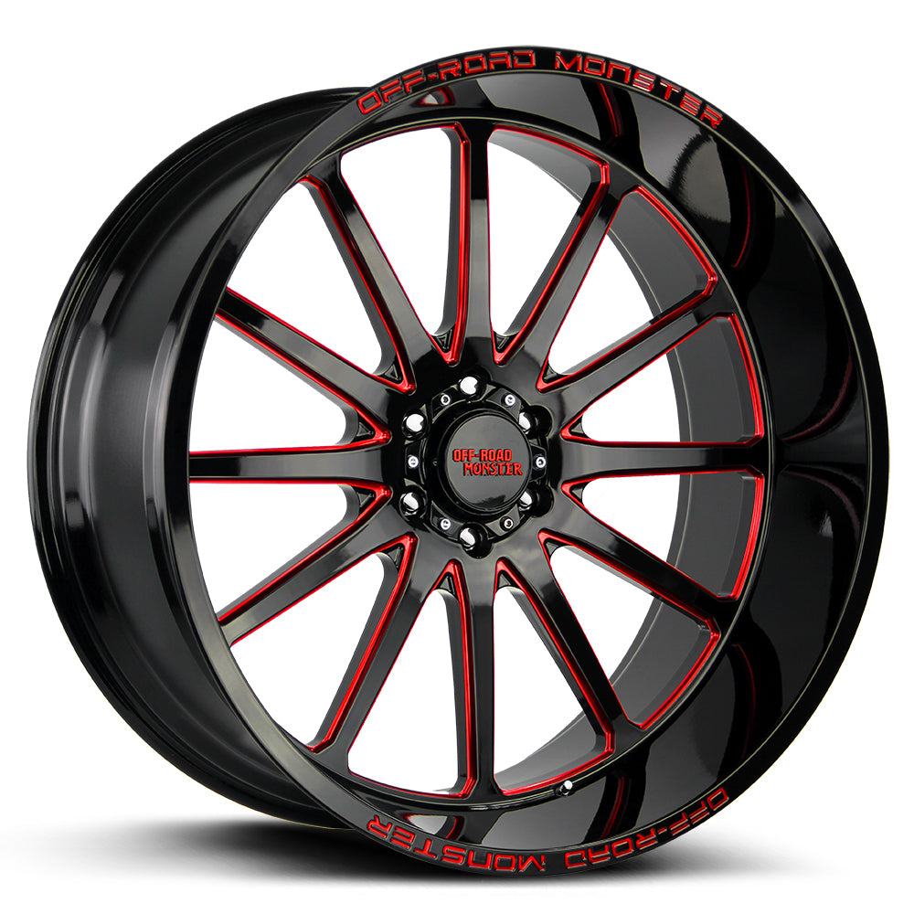 M26 Gloss Black Candy Red Milled