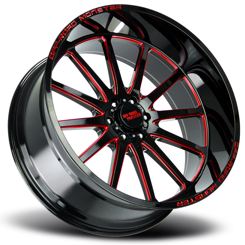 M26 Gloss Black Candy Red Milled