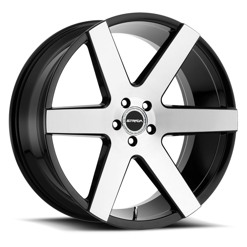 Strada Wheels Coda Gloss Black Machined – StradaWheels