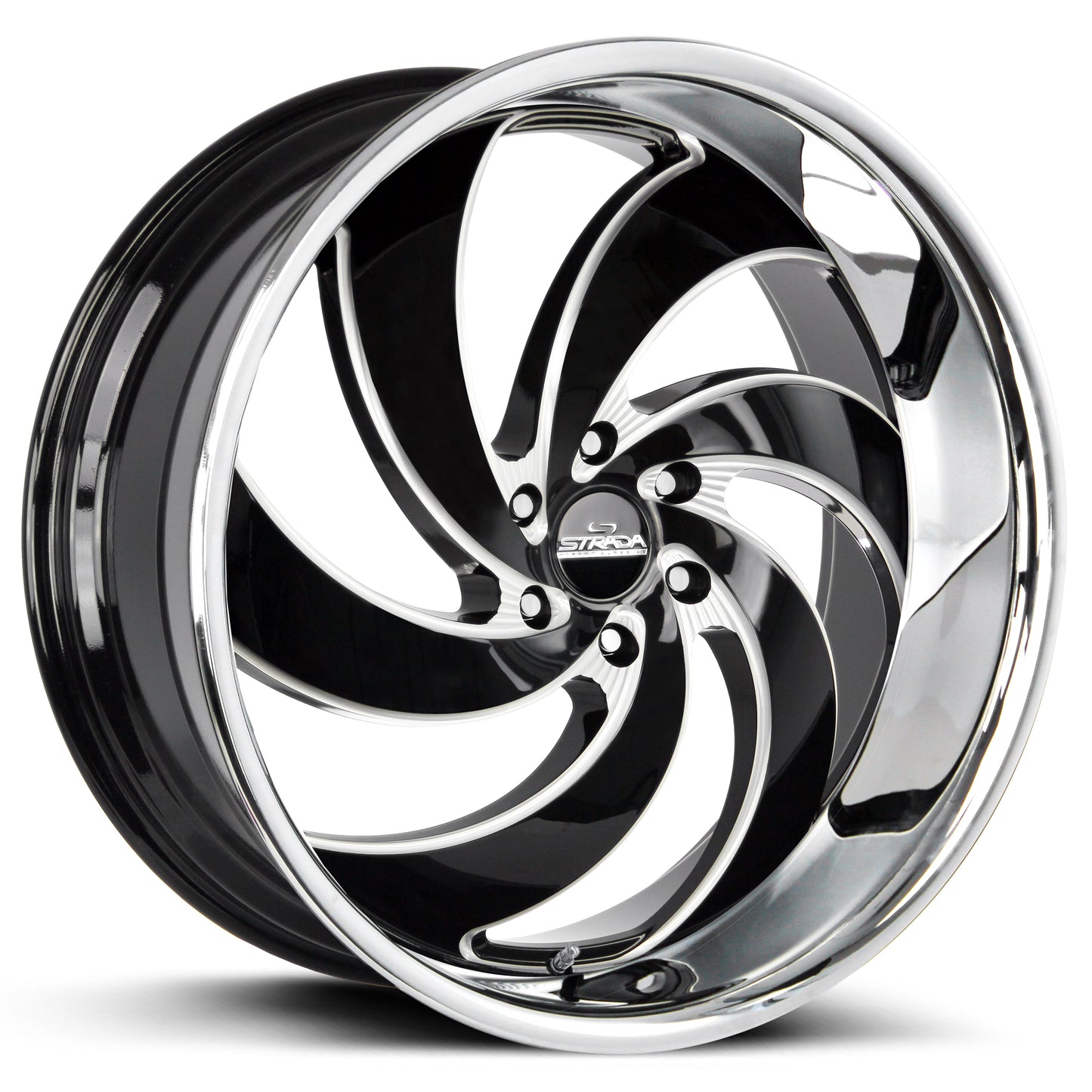 Retro 6 Gloss Black Milled Stainless Steel Lip