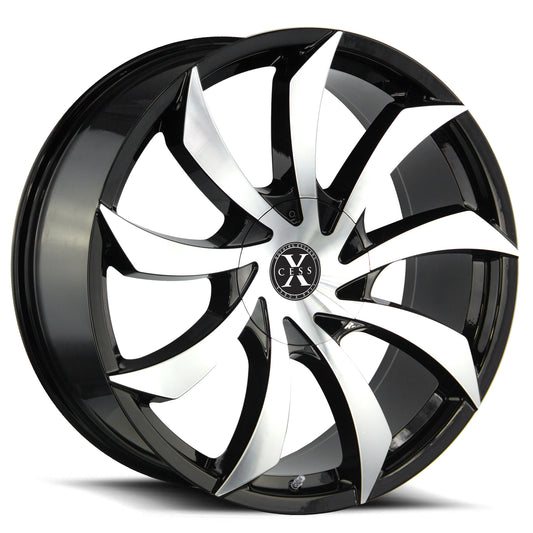 X01 Gloss Black Machined
