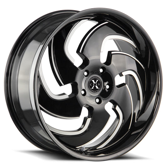 X03 Gloss Black Milled